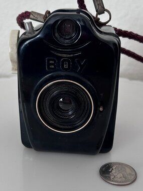 Vintage Bilora Boy Box Film Camera with Strap